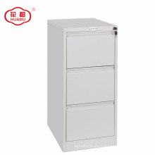 HUADU Bureau 3 tiroirs rangement classeur armoire en acier verticale